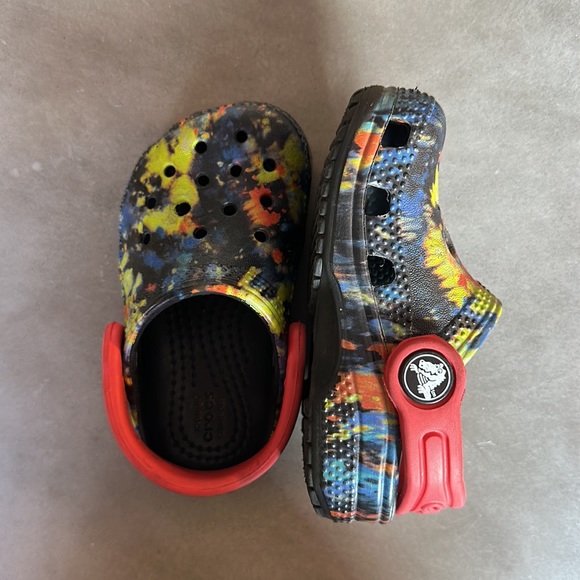 Multi Color Crocs / Size 5 C - Picture 2 of 4